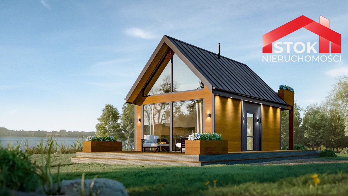 Nowoczesny dom modułowy 45 m2 z tarasem w Giżach Giże, Danowskie  45m2 Foto 1