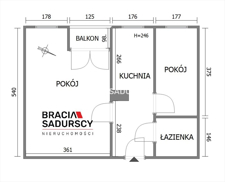 Mieszkanie dwupokojowe na sprzedaż Kraków, Grzegórzki, Dąbie, Na Szaniec  36m2 Foto 3