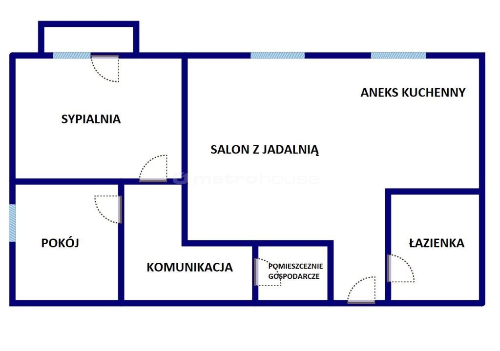 Mieszkanie trzypokojowe na sprzedaż Olsztyn, Śródmieście, Jagiellońska  50m2 Foto 12