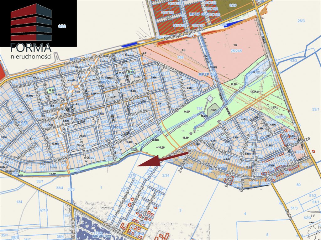 Działka budowlana na sprzedaż poznański, Półwiejska  600m2 Foto 3