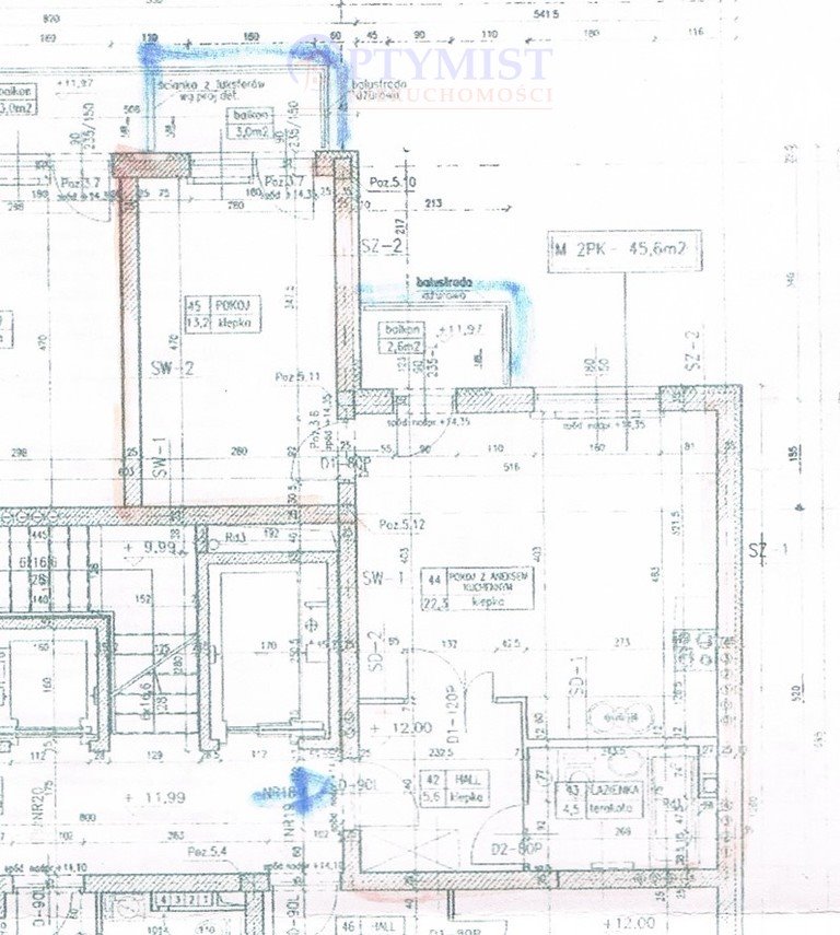 Mieszkanie dwupokojowe na sprzedaż Warszawa, Praga-Południe, Grochów, Szaserów  46m2 Foto 12