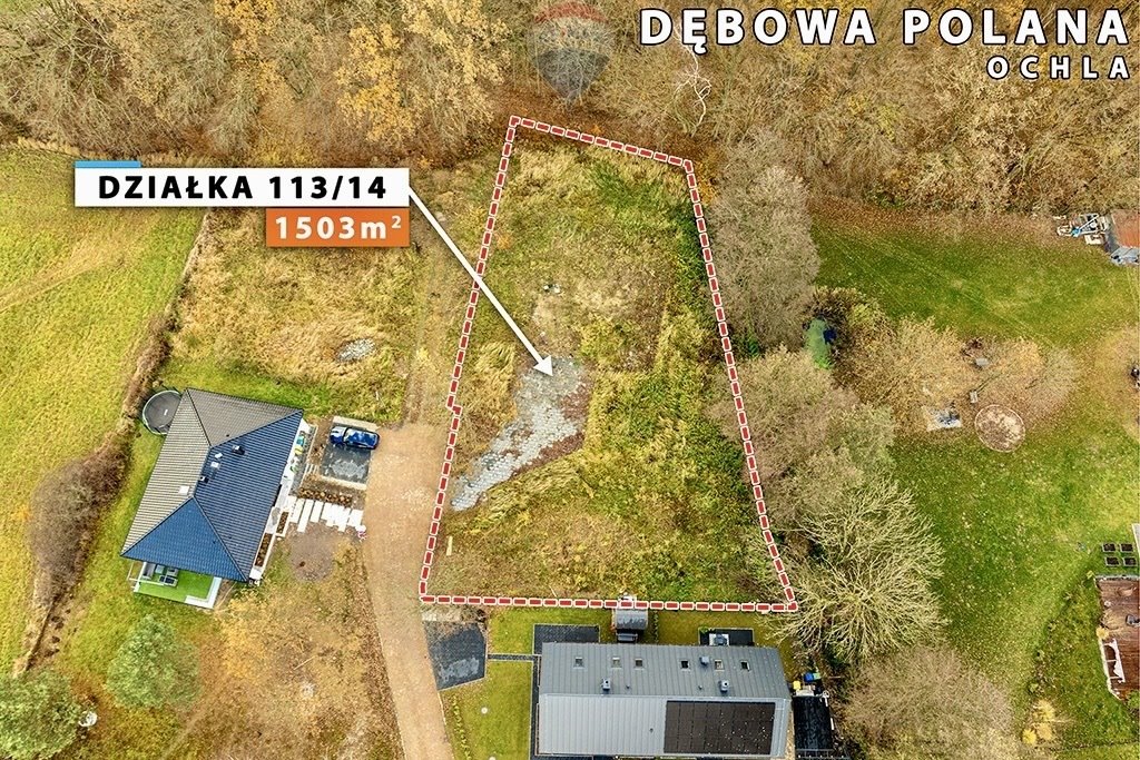 Działka budowlana na sprzedaż Zielona Góra, Ochla, Ochla-Dębowa Polana  1 503m2 Foto 15