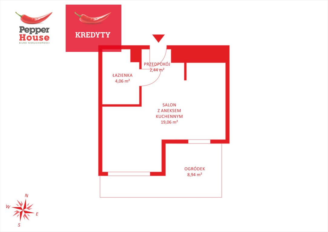 Przestronne 25,58 m2 z widokiem na zieleń, nowoczesne osiedle Gdańsk, Zaspa, Leszczyńskich  26m2 Foto 1