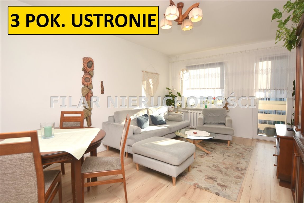 Mieszkanie trzypokojowe na sprzedaż Lubin, Ustronie  64m2 Foto 1