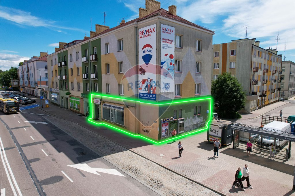 Lokal użytkowy 102 m2 w centrum Koszalina, wejście od ulicy Koszalin, Zwycięstwa  102m2 Foto 1