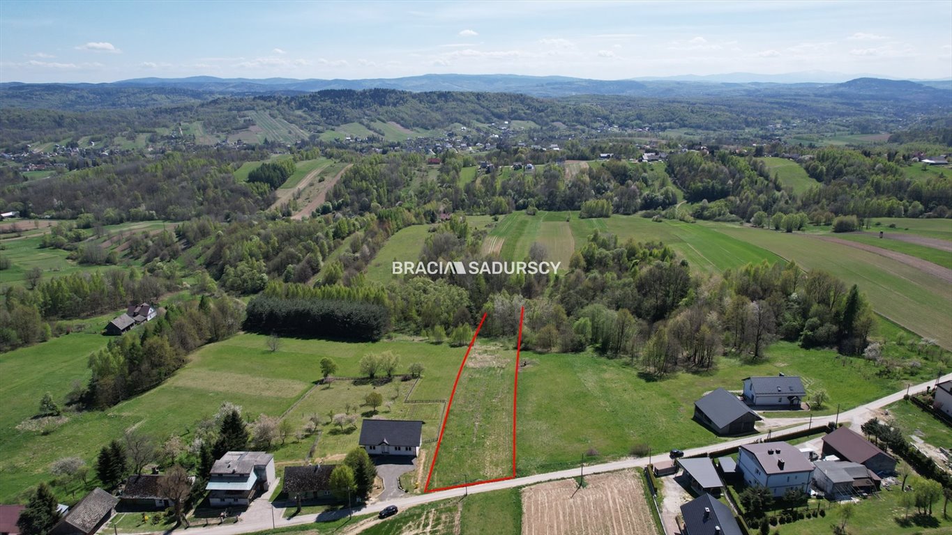 Zapraszam do zakupu działki 52 arów z lasem i panoramicznym widokiem Wola Radziszowska  5 200m2 Foto 1