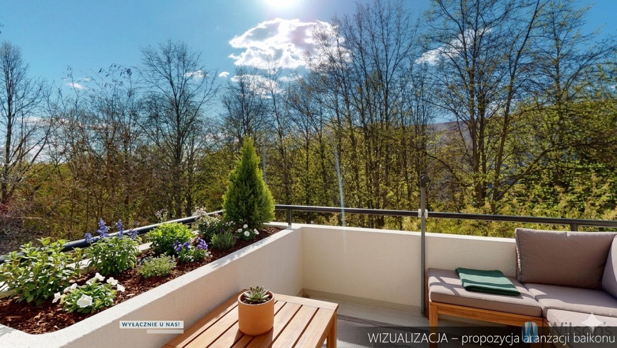 Przestronne 3 pokoje z balkonem i widokiem na zieleń Warszawa, Mokotów Służew, Batuty  58m2 Foto 1