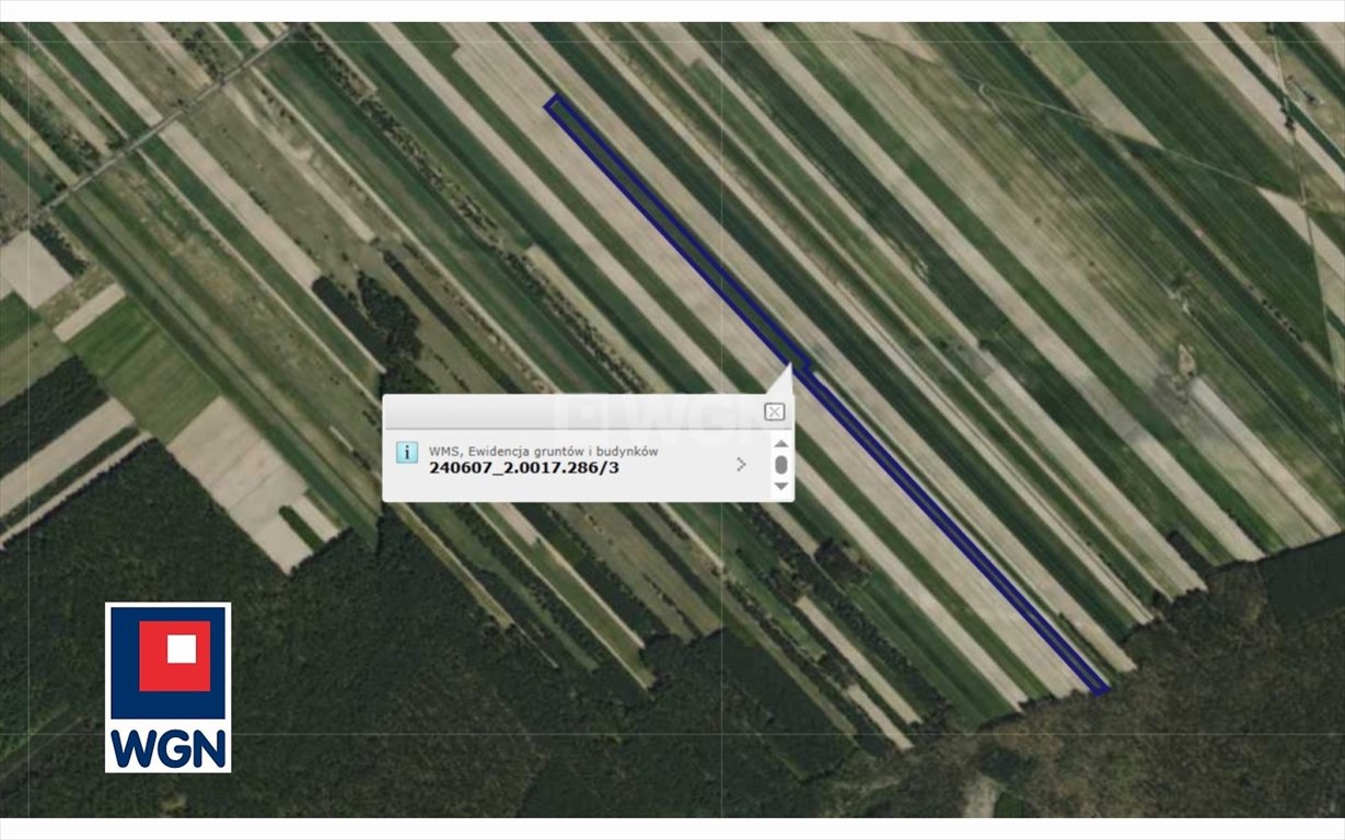 Działka rolna Zawady 36 391 m2 z dojazdem polnym Zawady, Zawady  36 391m2 Foto 1