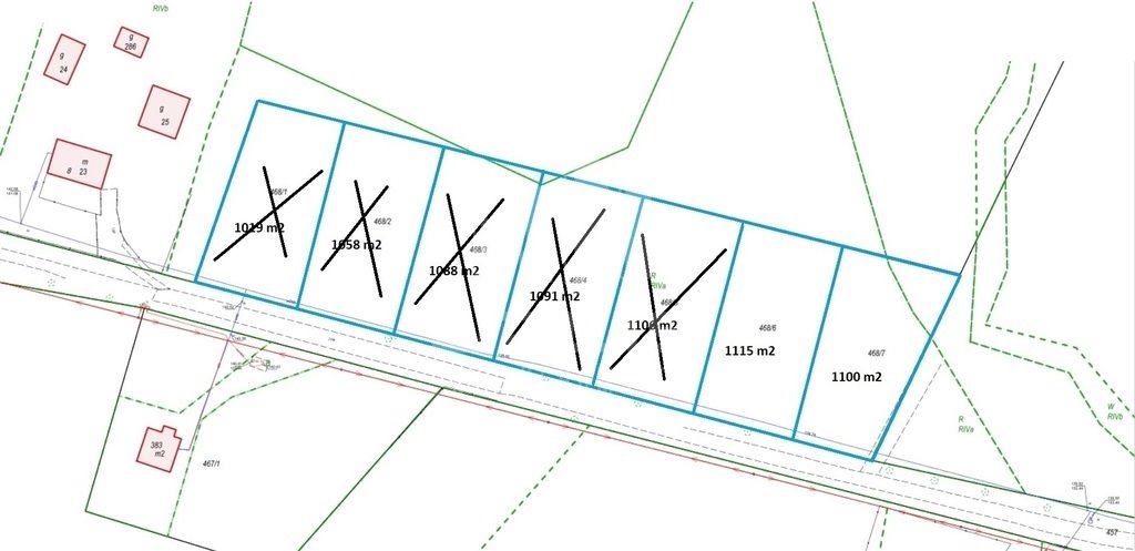 Działka budowlana na sprzedaż Pogódki  1 100m2 Foto 2