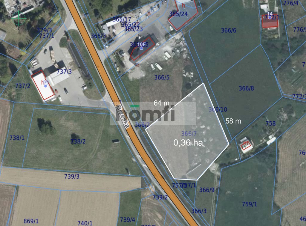 Działka komercyjna przy ul. Brzeskiej w Niepołomicach - polecam! Niepołomice, Brzeska  3 600m2 Foto 1