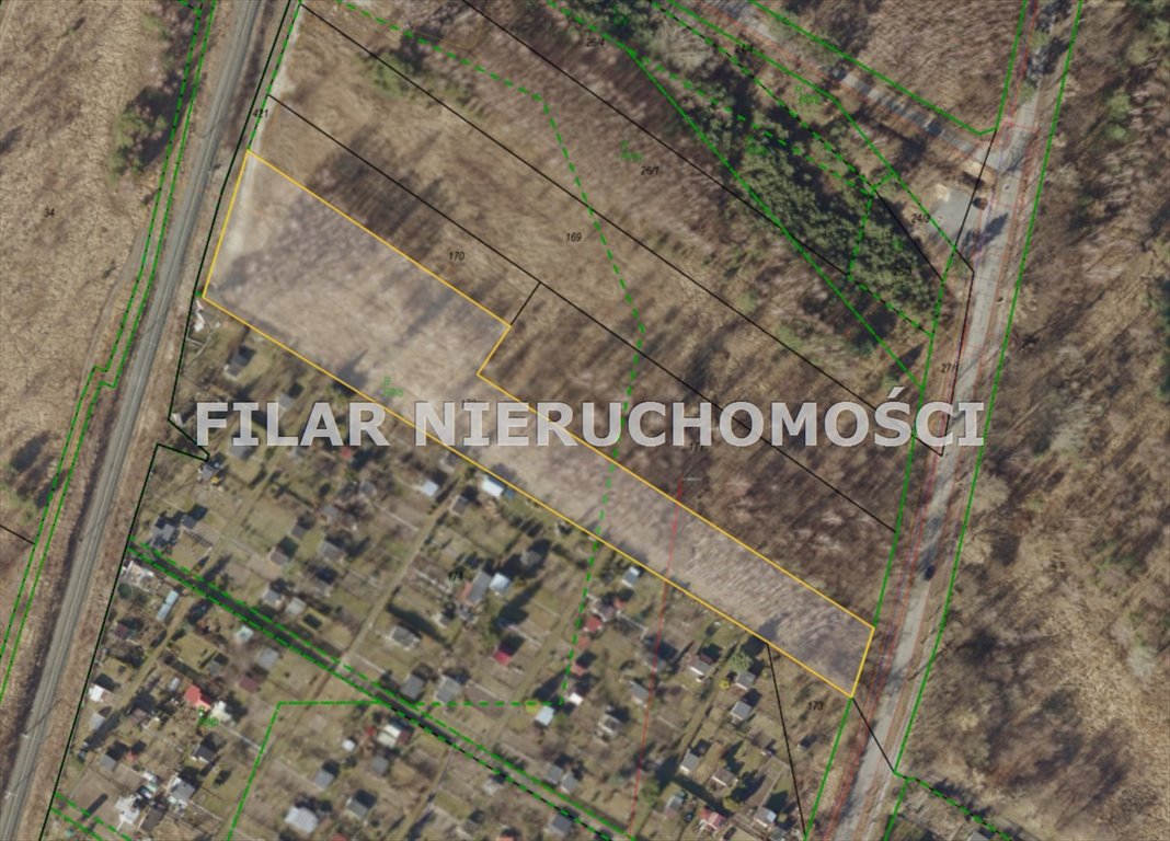 Działka pod turystykę w Lubinie, 8,4 ha, las, asfalt Lubin  8 451m2 Foto 1