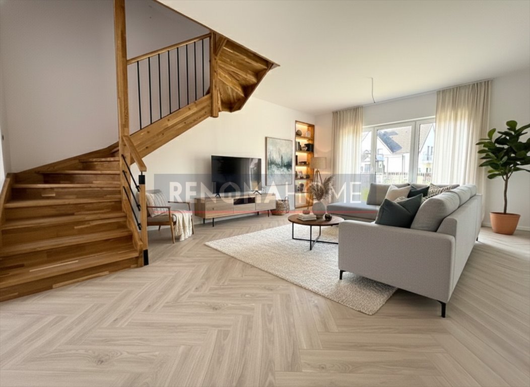 Dom szeregowy 101 m² z ogródkiem i miejscami postojowymi Smolec  101m2 Foto 1