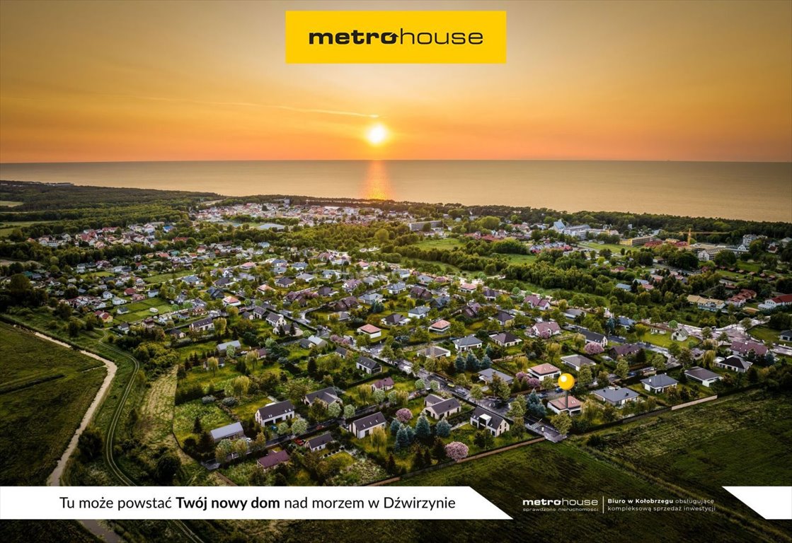 Działka budowlana na sprzedaż Dźwirzyno  1 456m2 Foto 1