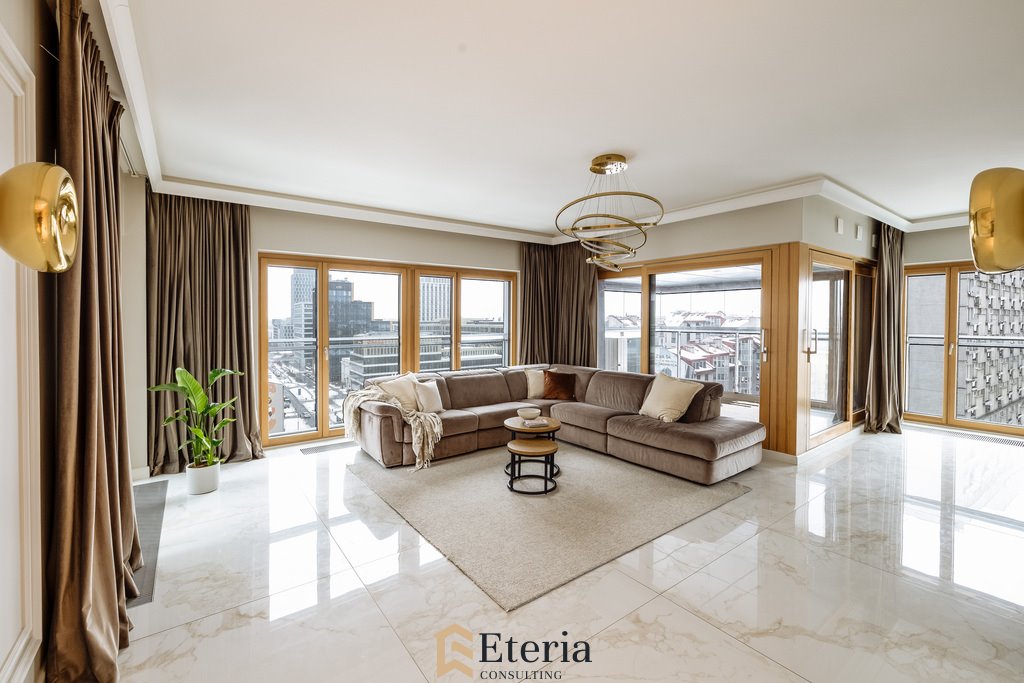 Przestronny apartament 144 m² z panoramicznym widokiem w centrum Warszawy Warszawa, Grzybowska 43a  144m2 Foto 1