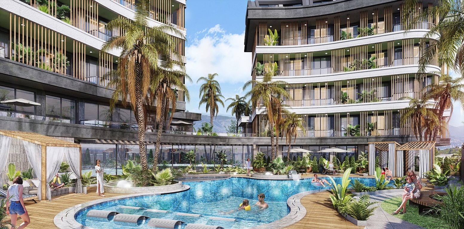 Apartament z widokiem na góry, basen i jacuzzi w Alanyi Turcja, Alanya, Oba, Alanya, Antalya  115m2 Foto 1