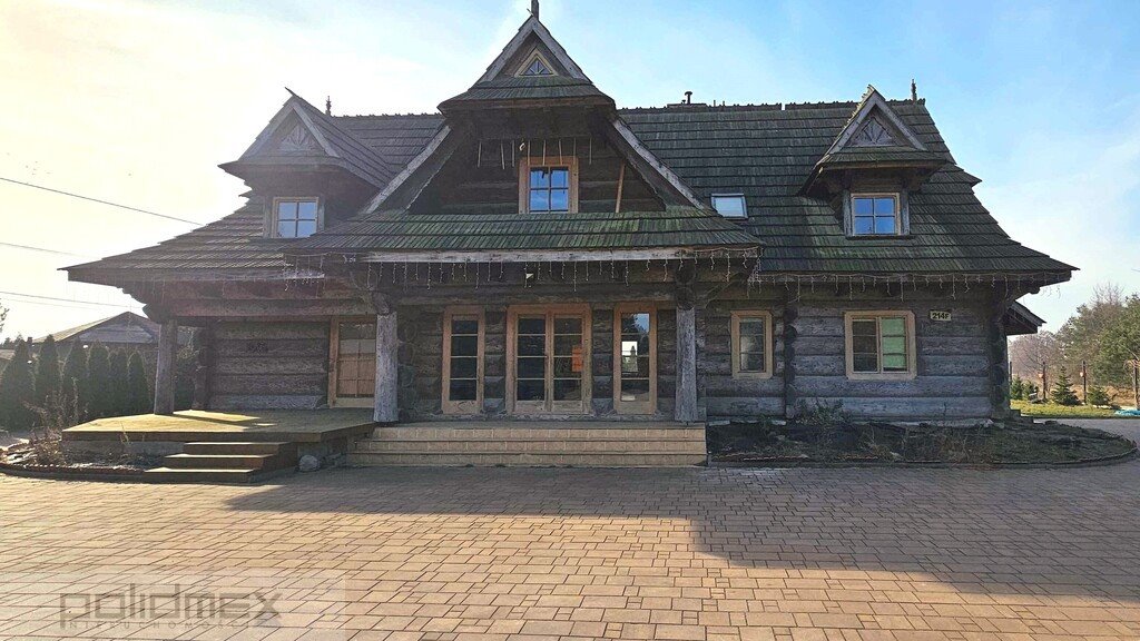 Dom z bala z kominkiem i garażem - 8 pokoi Wilkowa Wieś Wilkowa Wieś, Fryderyka Chopina  316m2 Foto 1