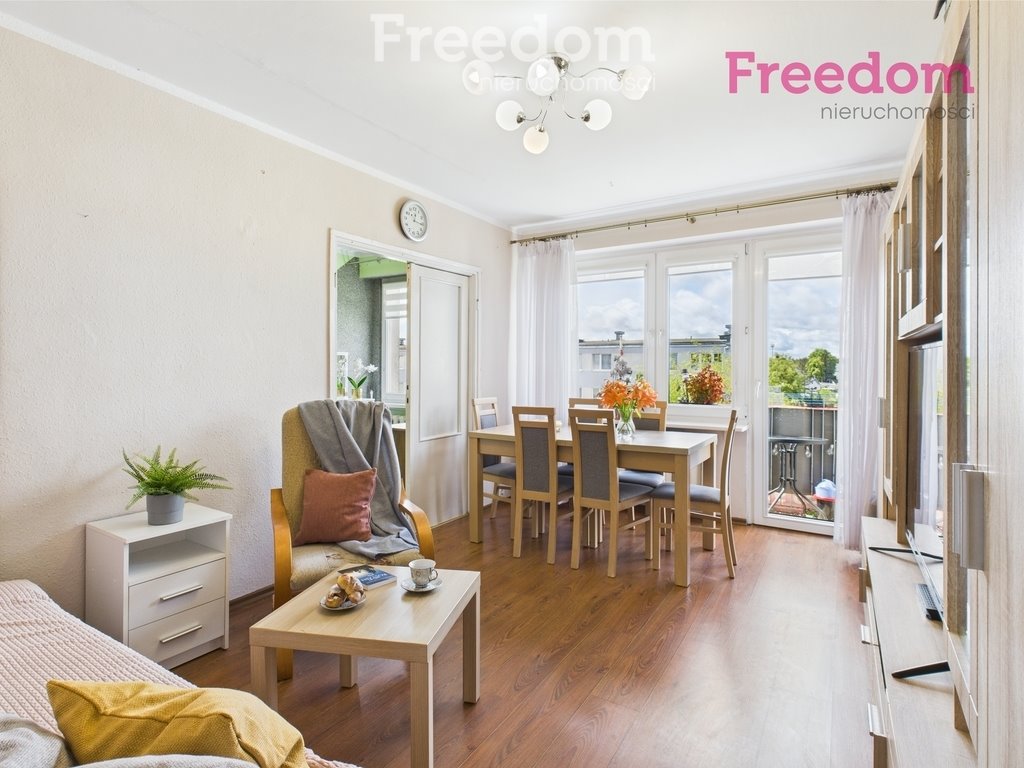 Mieszkanie trzypokojowe na sprzedaż Mrągowo, os. Brzozowe  48m2 Foto 1