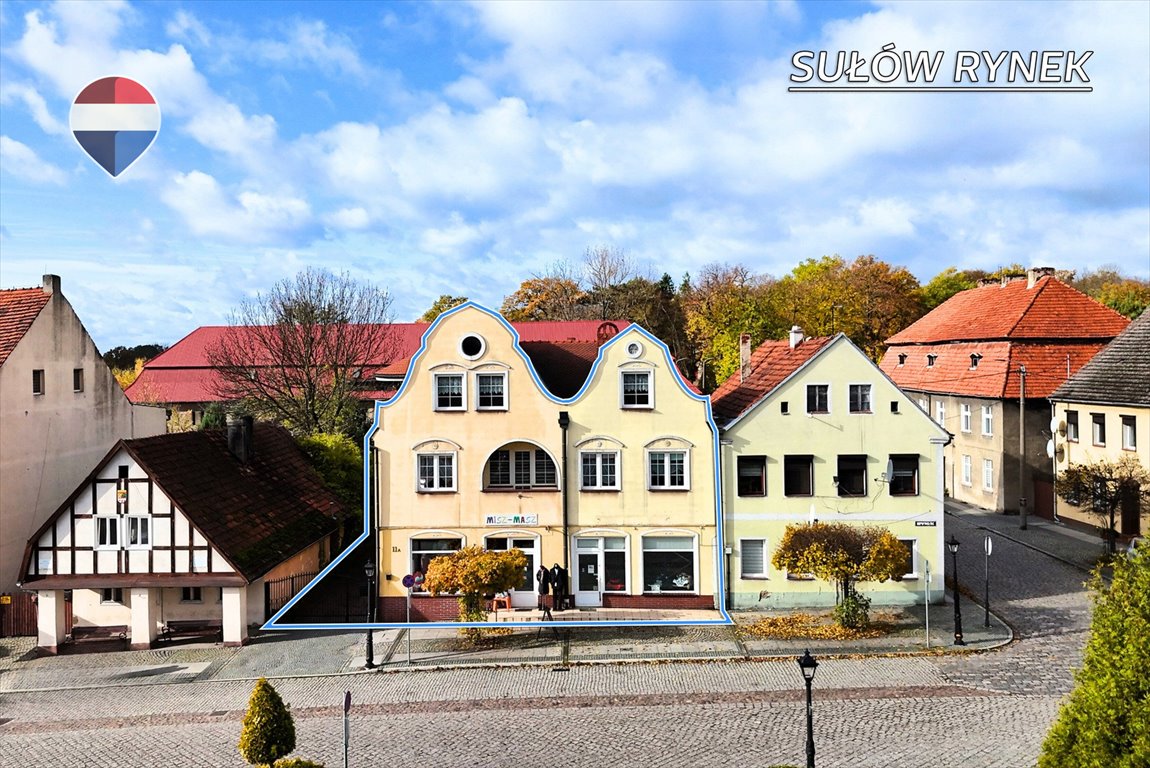 Do sprzedania inwestycyjny dom z wynajętymi lokalami w Sułowie Sułów, Rynek 11A  278m2 Foto 1