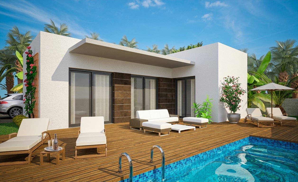 Do sprzedania nowoczesne wille 90 m² z basenem w Benijófar Hiszpania, Benijófar, Costa Blanca  90m2 Foto 1