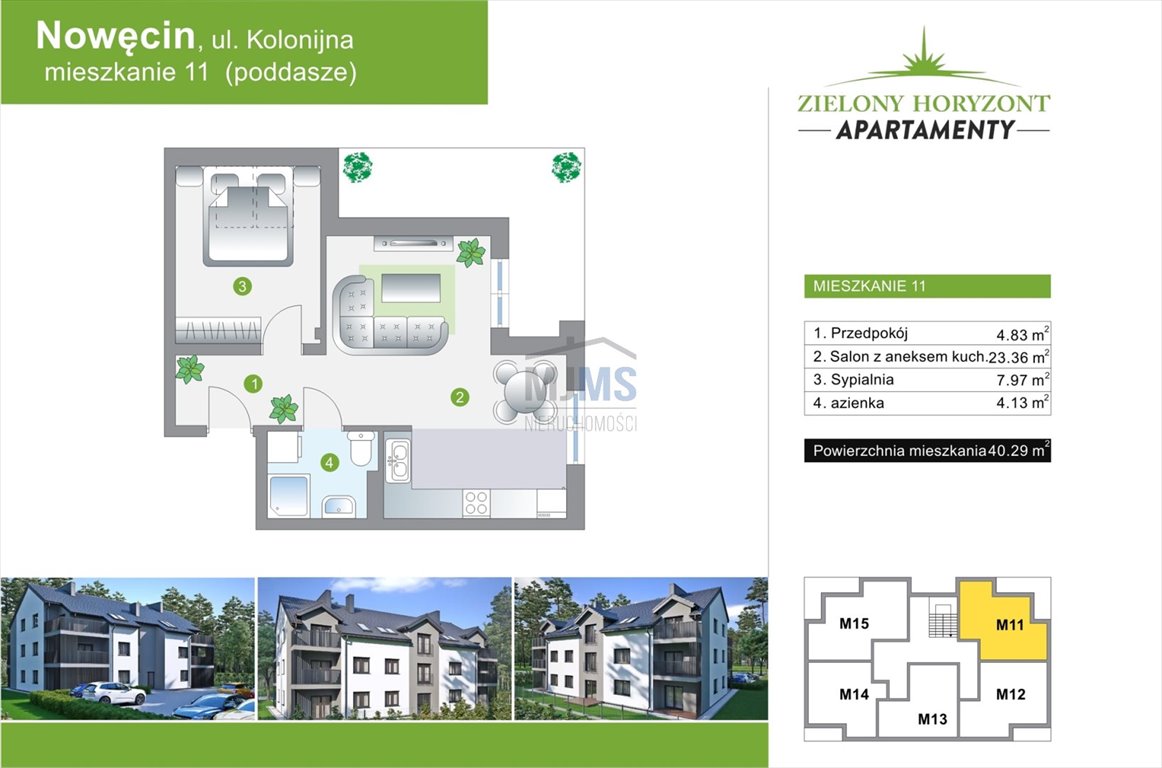 Mieszkanie dwupokojowe na sprzedaż Łeba, Kolonijna  40m2 Foto 4