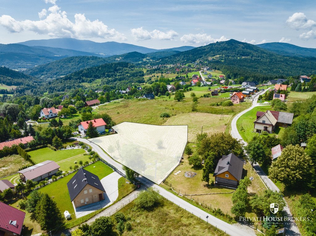 Działka budowlana na sprzedaż Zawoja  3 329m2 Foto 2