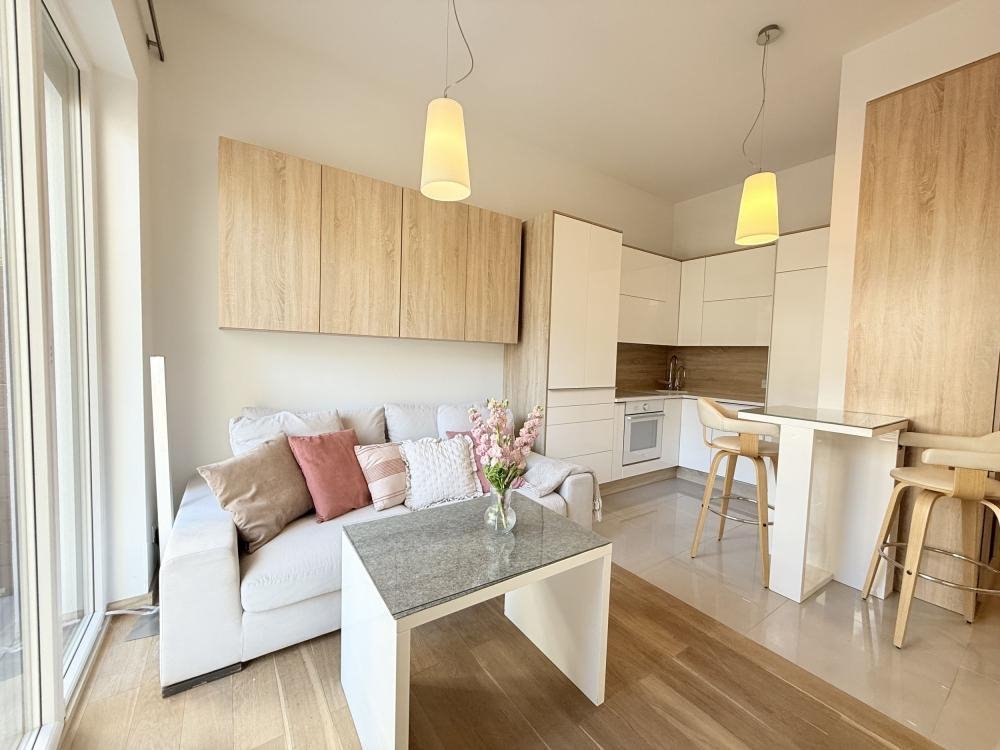 Do sprzedania nowoczesne 2-pokojowe mieszkanie z tarasem 41 m² Poznań, Ogrody, Meissnera 2  27m2 Foto 1