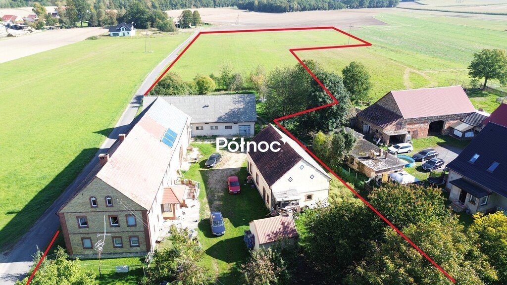 Polecam przestronne gospodarstwo 742 m² z domem i bazą gospodarczą Gościszów  742m2 Foto 1