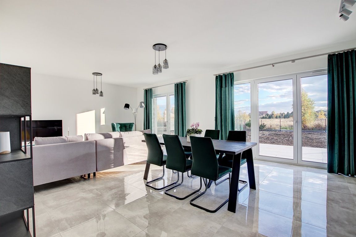 Nowoczesny dom 170m2 z garażem, kominkiem i ogrzewaniem podłogowym Turów  170m2 Foto 1