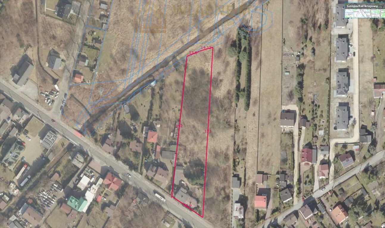 Działka 4519 m² pod zabudowę jednorodzinną, media, dostęp Sosnowiec, Armii Krajowej  4 519m2 Foto 1