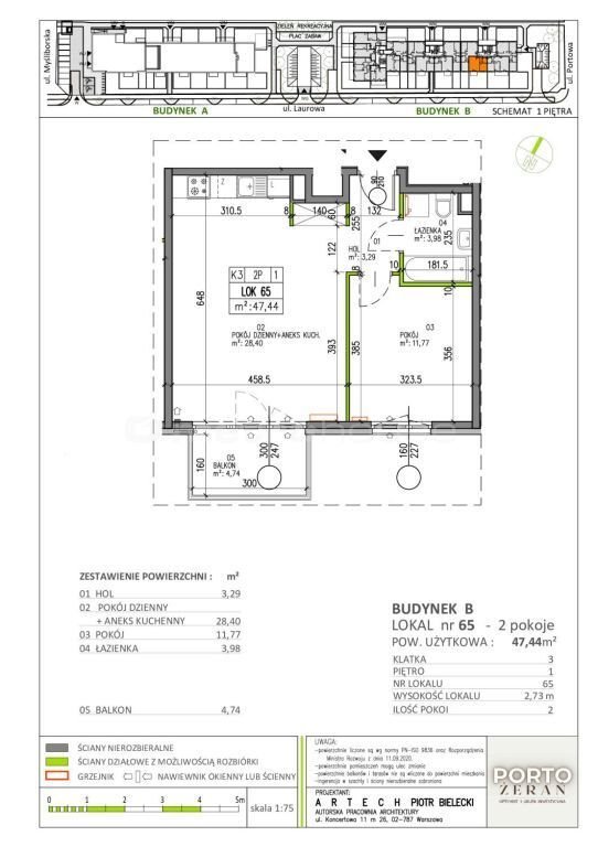 Do sprzedania nowoczesne 2-pokojowe mieszkanie z balkonem i ogródkiem Warszawa, Białołęka  47m2 Foto 1