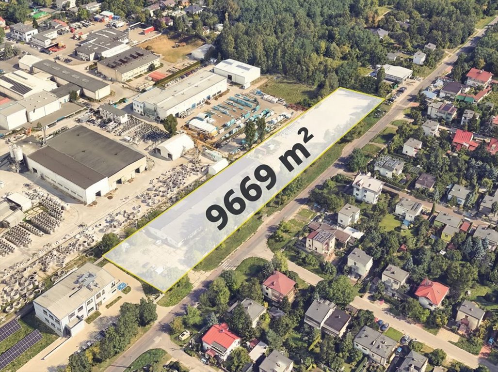 Działka przemysłowa 9 667 m² z budynkiem w Łodzi Górnej Łódź, Górna, Ekonomiczna  9 667m2 Foto 1