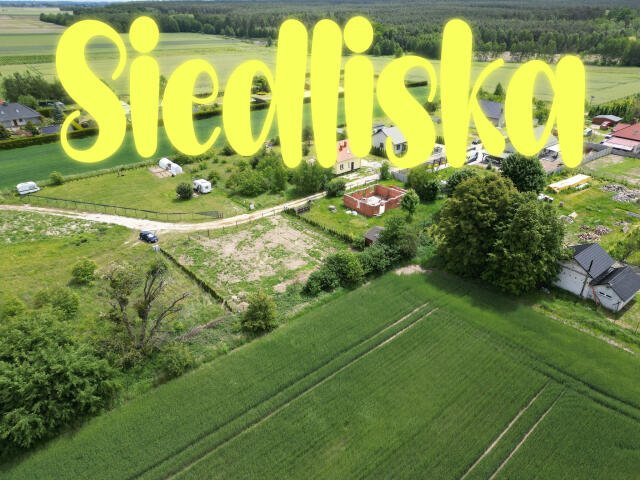 Działka budowlana 8 arów z warunkami zabudowy, prąd, ogrodzona Siedliska, Leśna  800m2 Foto 1