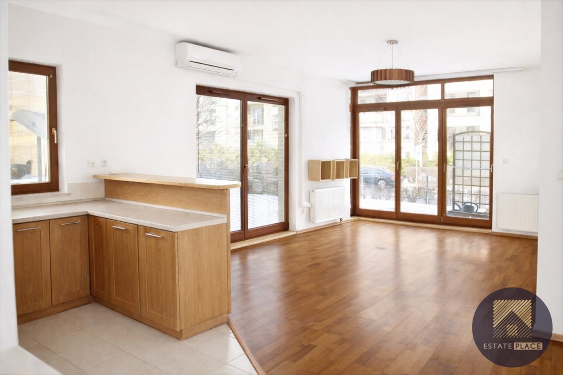 Przestronne 2 pokoje z ogrodem i tarasem w Wilanowie Warszawa, Wilanów, Franciszka Klimczaka  62m2 Foto 1