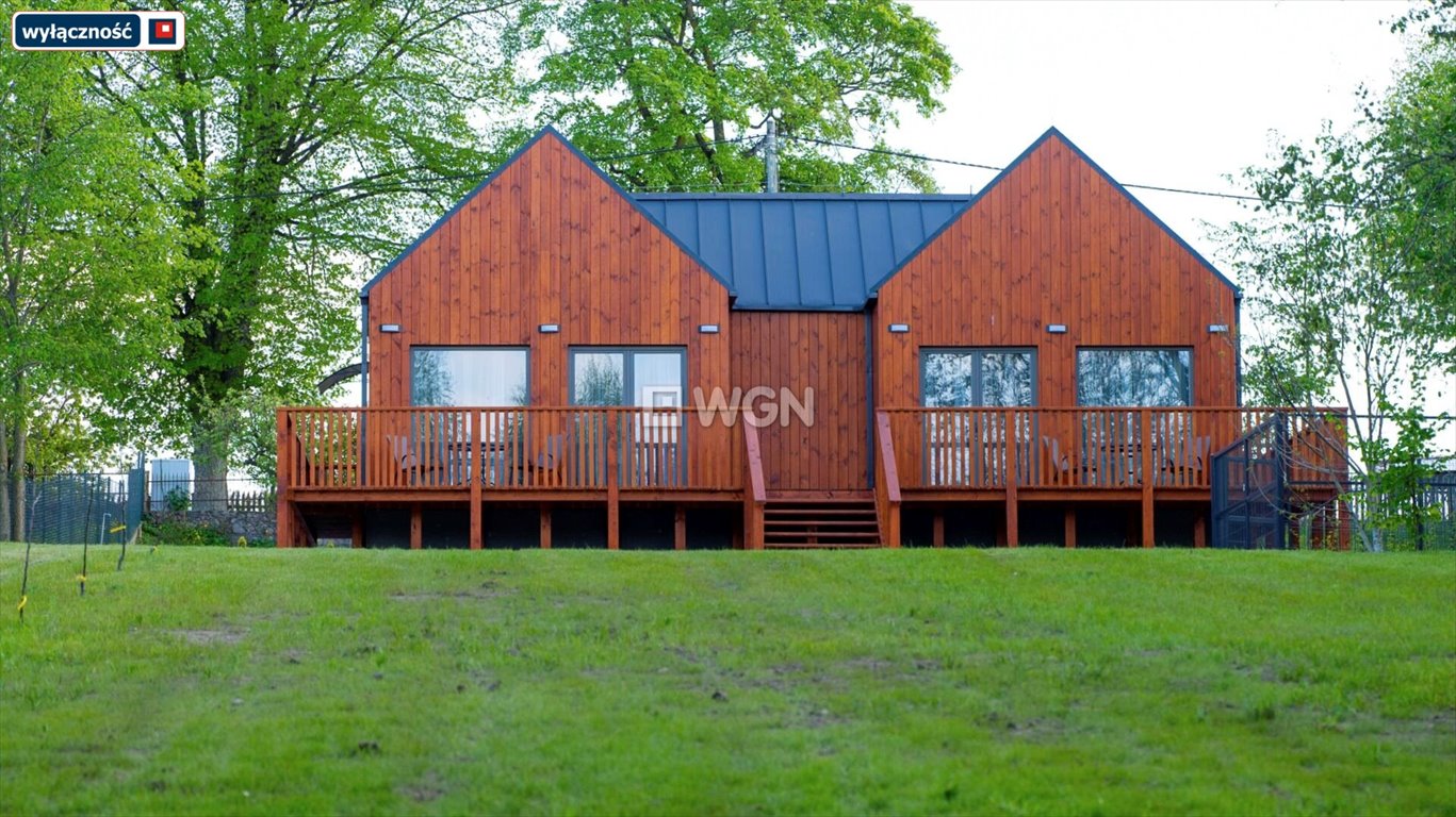 Luksusowy dom nad jeziorem na Mazurach, 120 m² Mołdzie  120m2 Foto 1