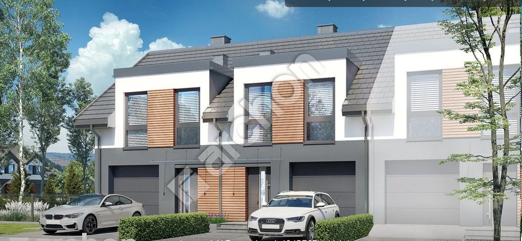 Nowoczesny dom szeregowy 96 m2 z ogródkiem, stan deweloperski Rzeszów, Beskidzka  96m2 Foto 1