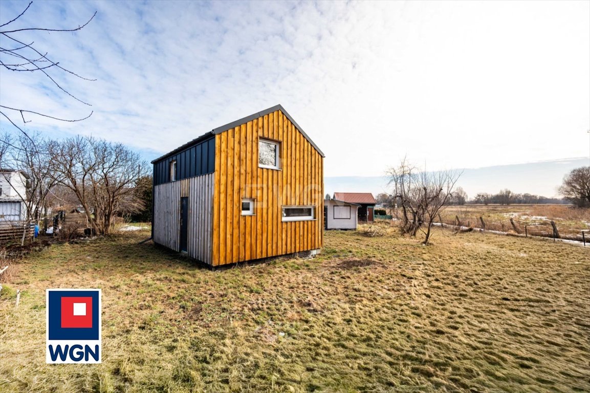 Drewniany dom 45 m² na dużej działce (409 m²) w Gdańsku Gdańsk, Olszynka, Łanowa  45m2 Foto 1