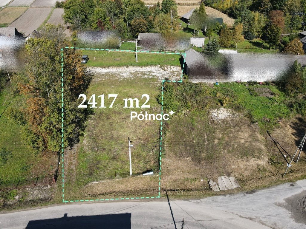 Działka 2417 m² z mediami pod zabudowę jednorodzinną Sulisławice  2 417m2 Foto 1