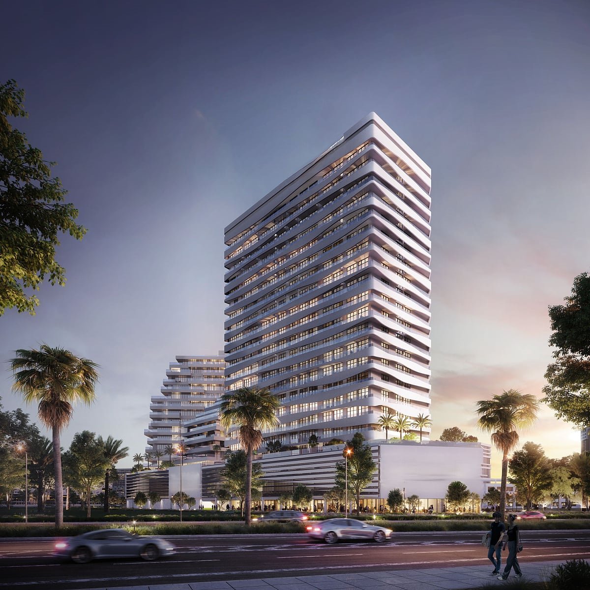 Nowoczesny apartament 72 m2 z basenem i fitness w Al Jaddaf Zjednoczone Emiraty Arabskie, Al Jaddaf, Al Jaddaf, Al Jaddaf, Dubaj  72m2 Foto 1