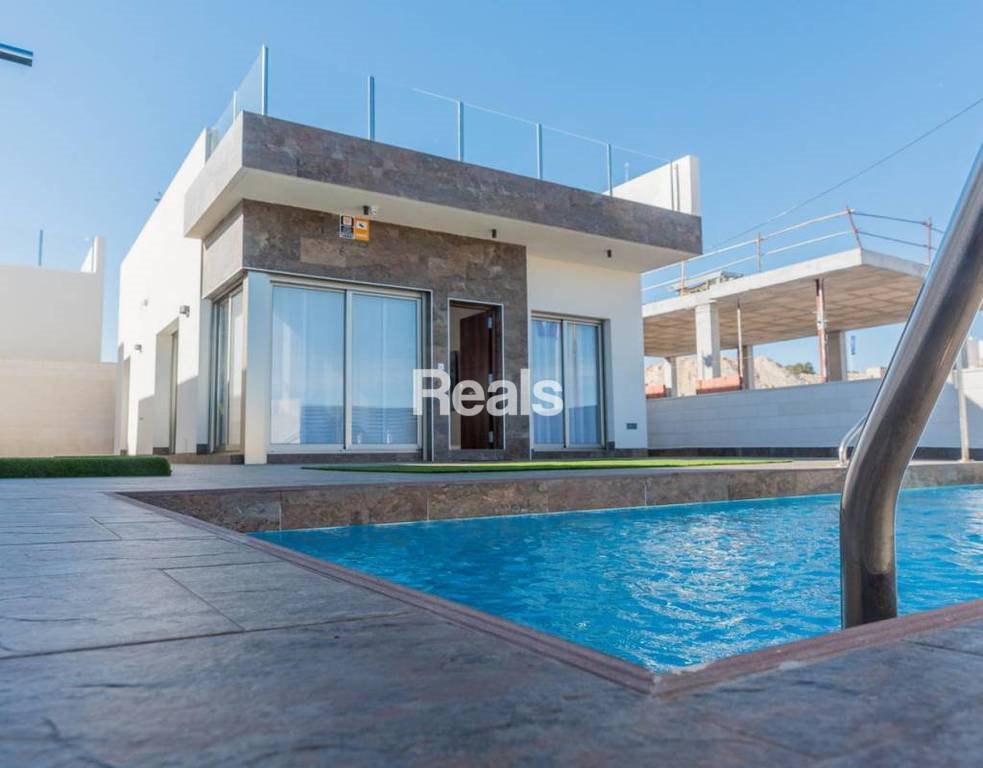 Ekskluzywna willa z basenem i solarium na Costa Blanca Hiszpania, Alicante  83m2 Foto 1