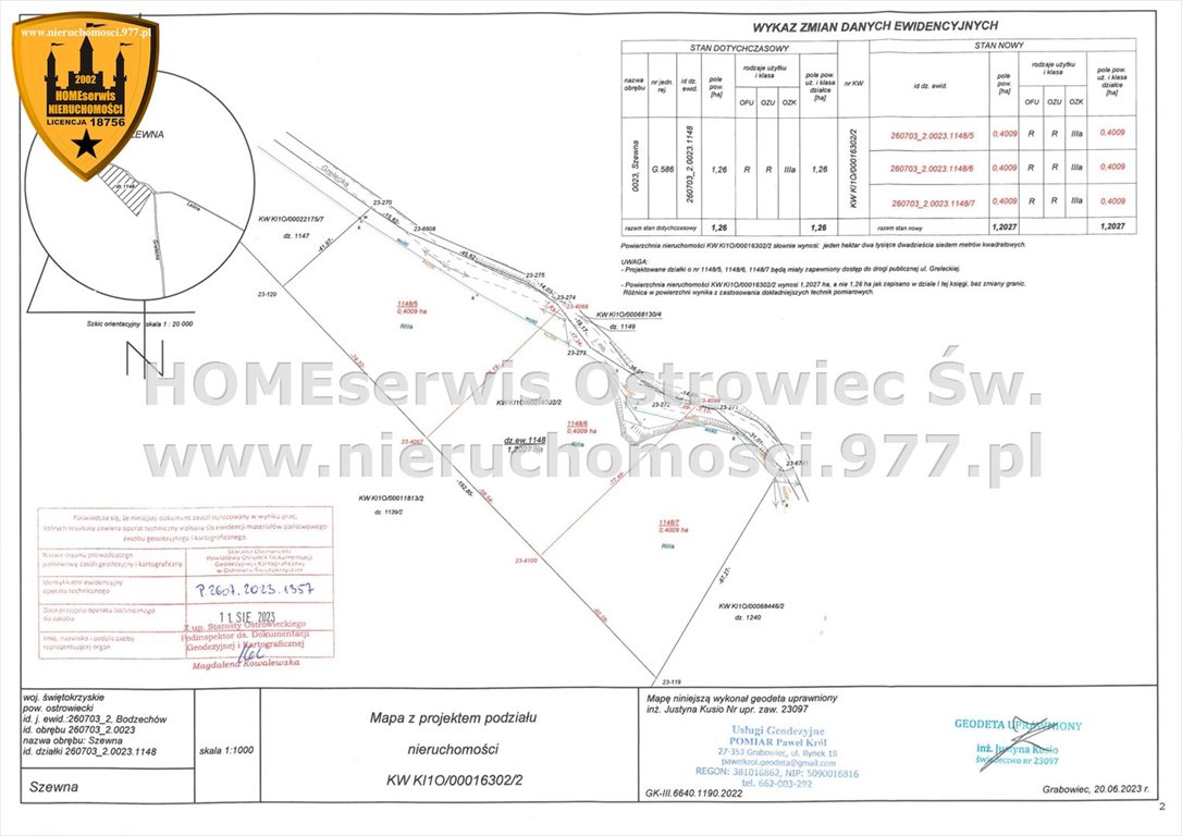 Działka rolna na sprzedaż Szewna  4 009m2 Foto 5