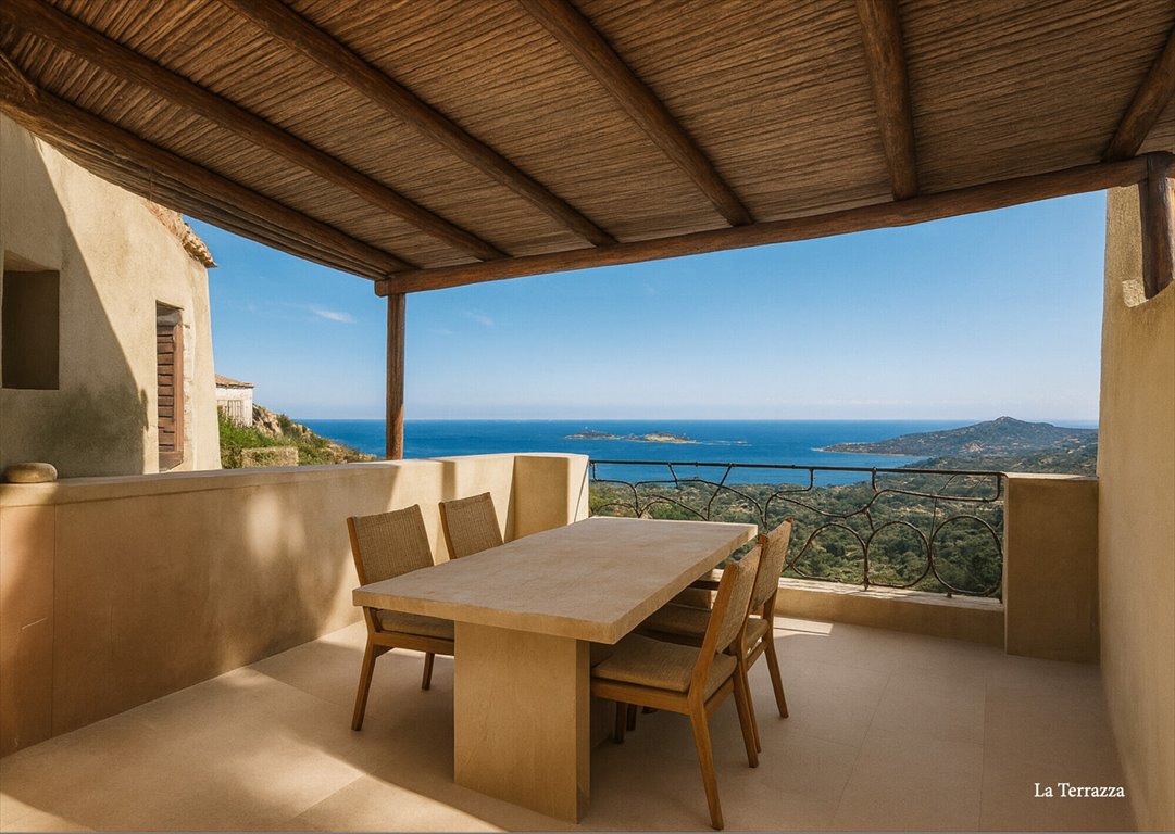 Ekskluzywny apartament z panoramicznym widokiem na Zatokę Pevero Włochy, Arzachena  85m2 Foto 1