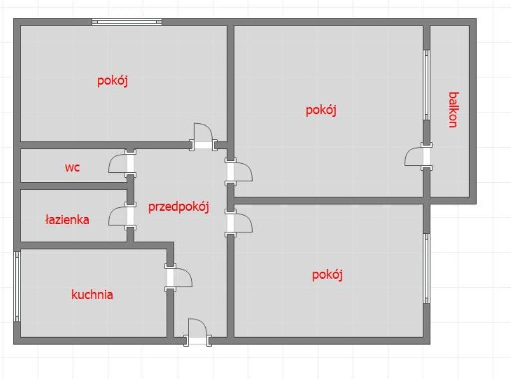 Mieszkanie trzypokojowe na sprzedaż Rzeszów, płk. Kazimierza Iranka-Osmeckiego  64m2 Foto 8