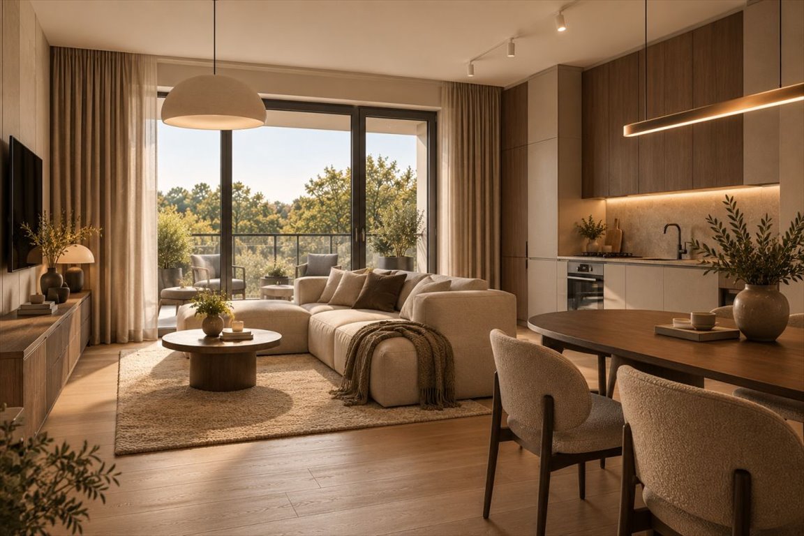 Do sprzedania nowoczesne 55 m² mieszkanie z balkonem i zielenią Katowice, Zarzecze, gen. Stefana Grota-Roweckiego  55m2 Foto 1