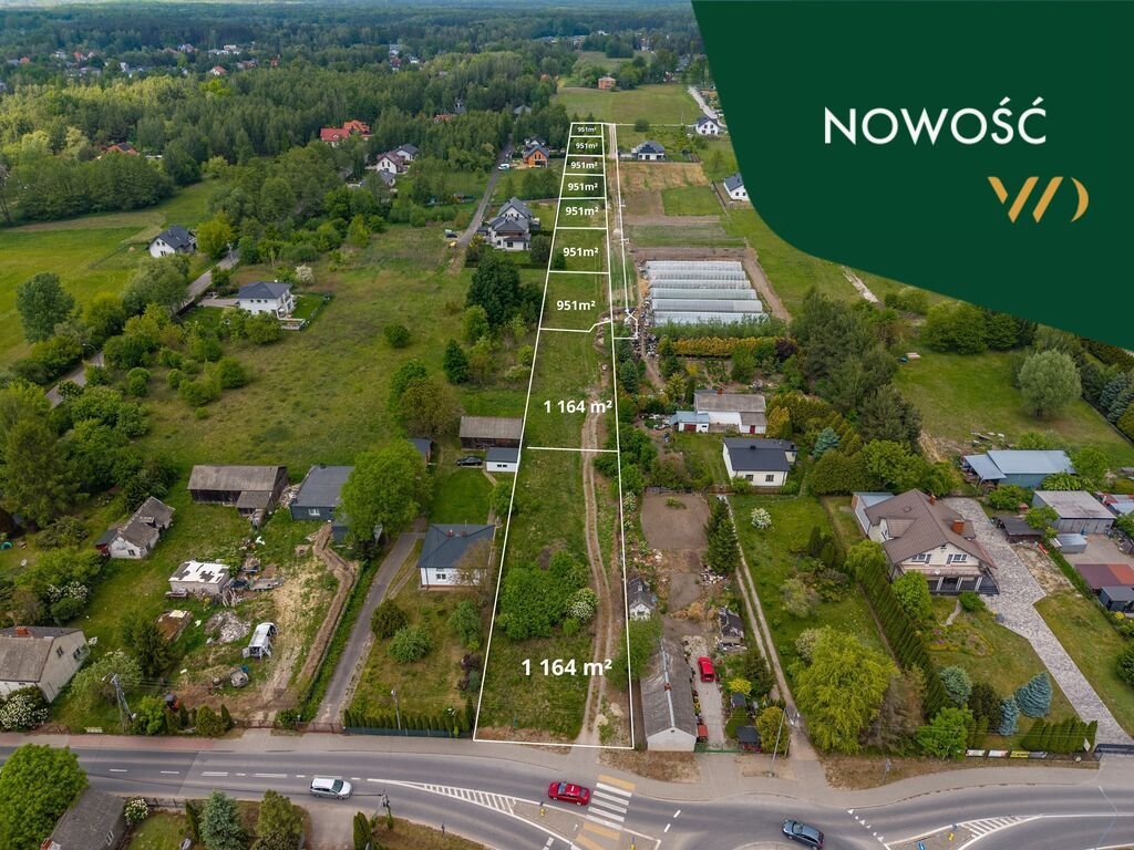 Działka 1164 m² w Starej Wsi, media przy ul. Grodziskiej - polecam! Stara Wieś, Grodziska  1 164m2 Foto 1