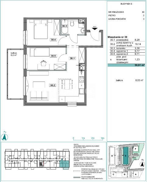 Mieszkanie trzypokojowe na sprzedaż Chorzów, Tadeusza Kościuszki  51m2 Foto 1