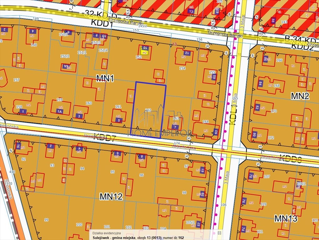 Działka budowlana na sprzedaż Sulejówek, Jagiellońska  910m2 Foto 1