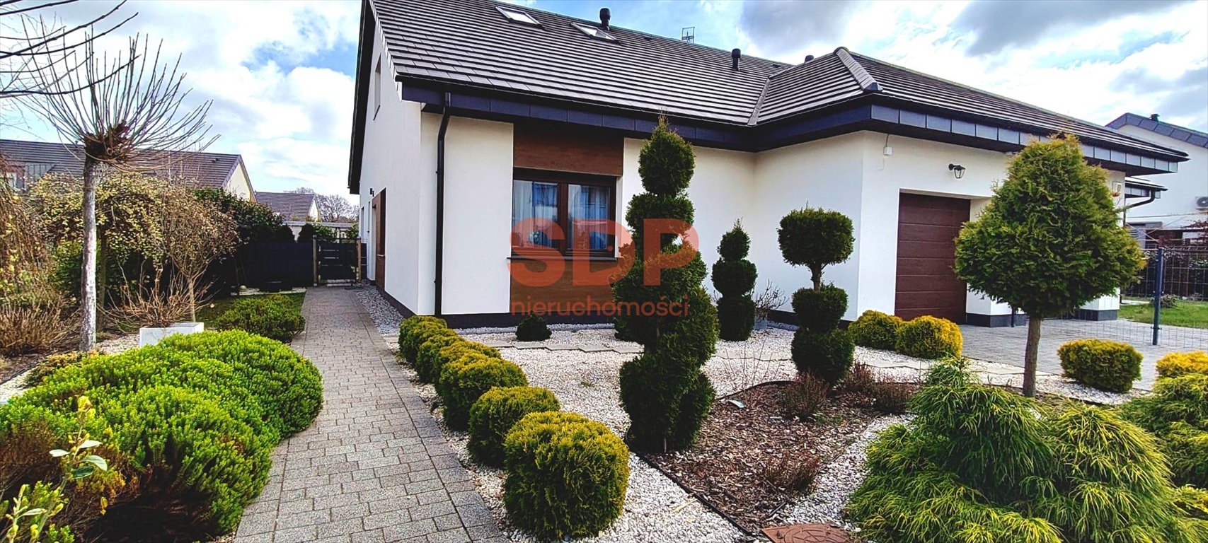 Nowoczesny dom bliźniak z ogrodem, garaż, wysokiej jakości wykończenie Wrocław, Fabryczna, Marszowice, Wąsowicza  170m2 Foto 1