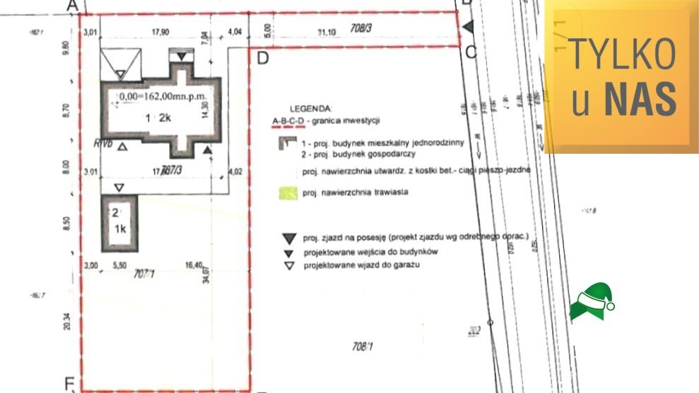 Działka budowlana na sprzedaż Topolany  2 784m2 Foto 3