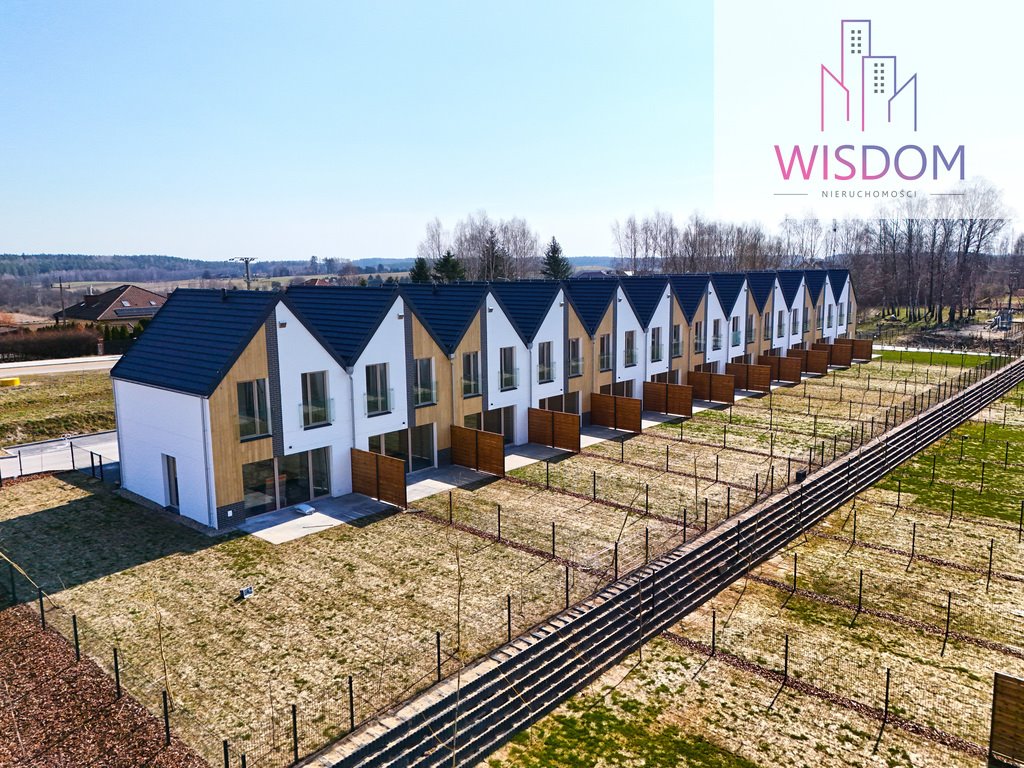 Dom w Różnowie z ogrodem i tarasem – nowoczesny standard Różnowo  81m2 Foto 1