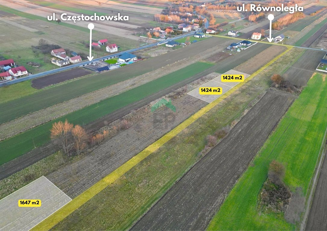 Działka budowlana na sprzedaż Mokrzesz  1 424m2 Foto 2